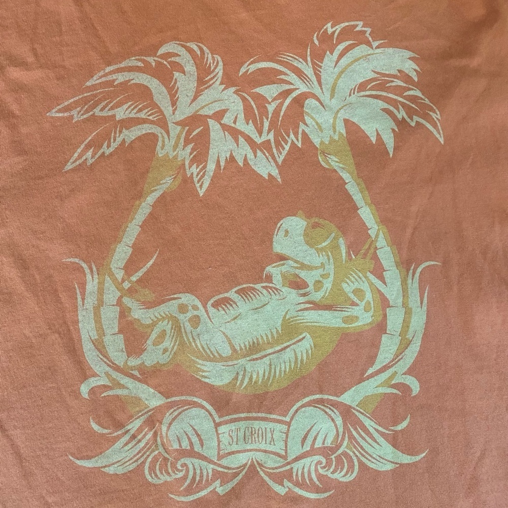 Tropical Vibes Orange Tee - Picture 3 of 6